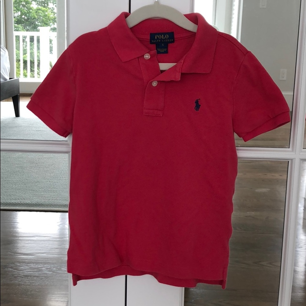 Polo Ralph Lauren red polo shirt